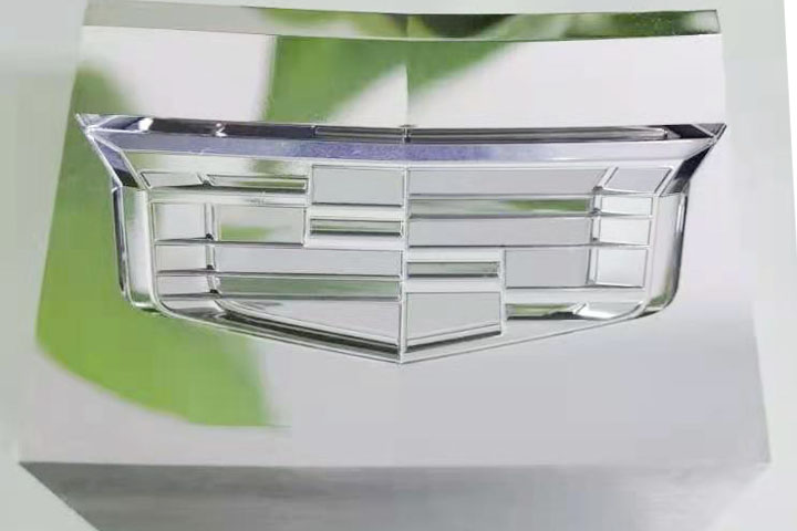 五軸鏡面拋光加工—車標